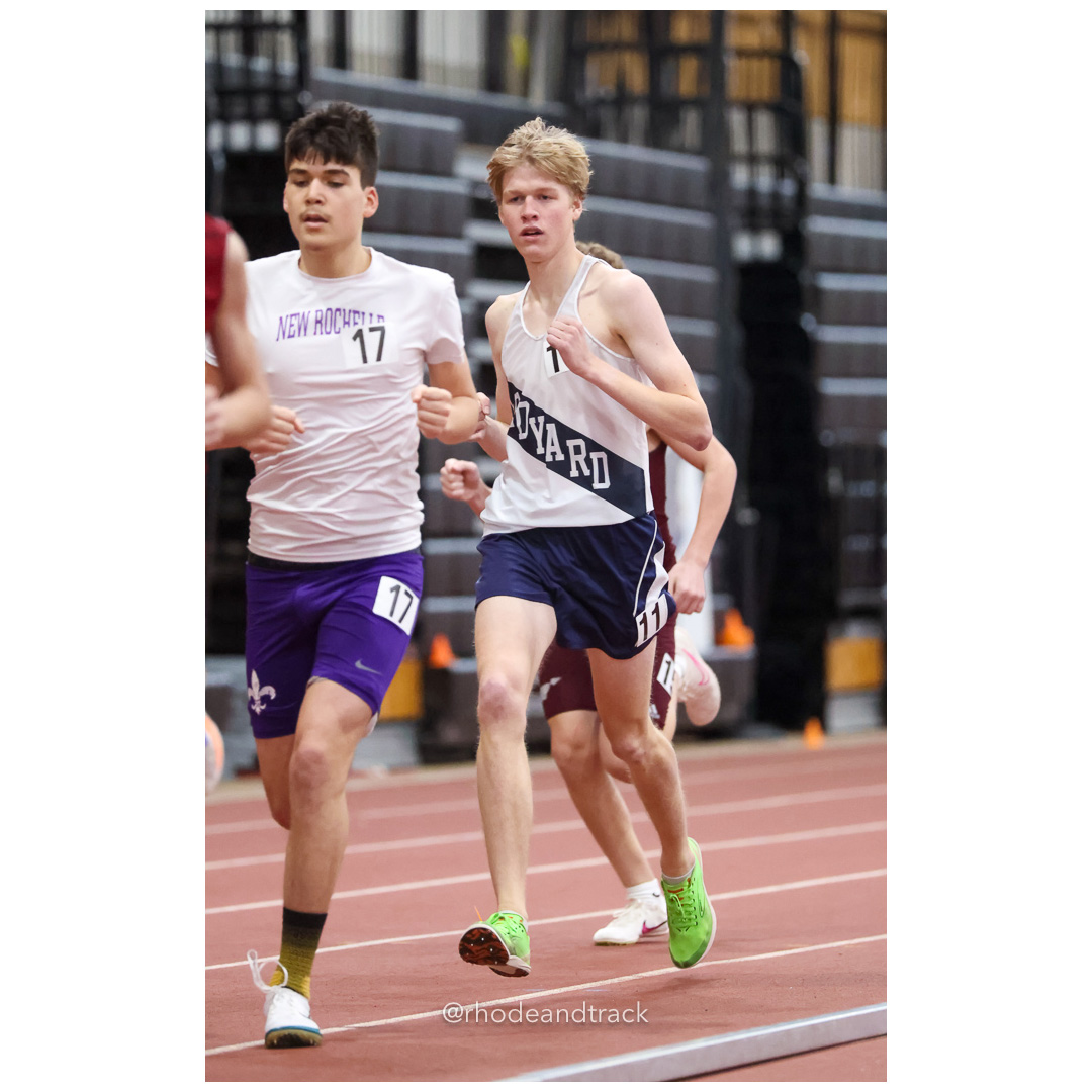 Boys 1 Mile Scholastic - East Coast Invitational - Indoor Track and Field - Providence Career Technical Academy - Providence RI - January 18, 2025 title=