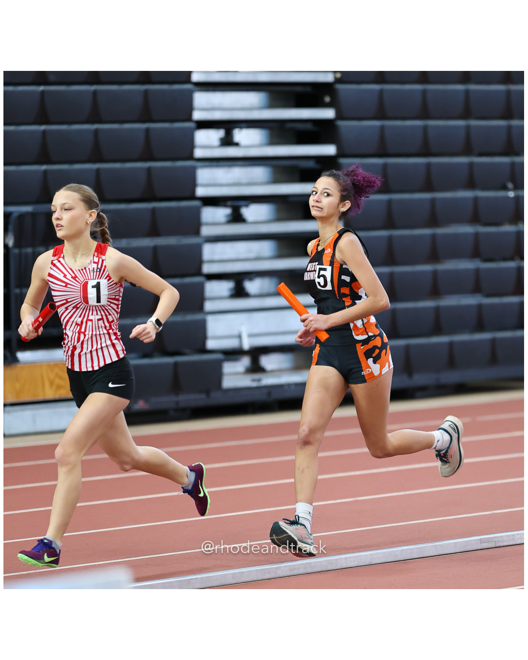 Relay Race - Bayha Division Championships - Indoor Track and Field - Providence Career Technical Academy - Providence RI - January 20, 2025…