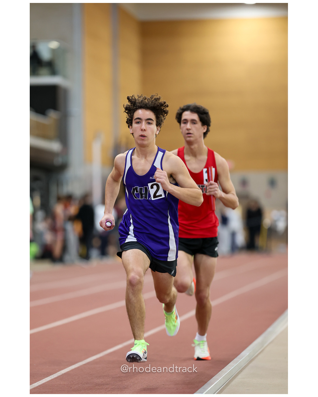 Relay Race - Bayha Division Championships - Indoor Track and Field - Providence Career Technical Academy - Providence RI - January 20, 2025…