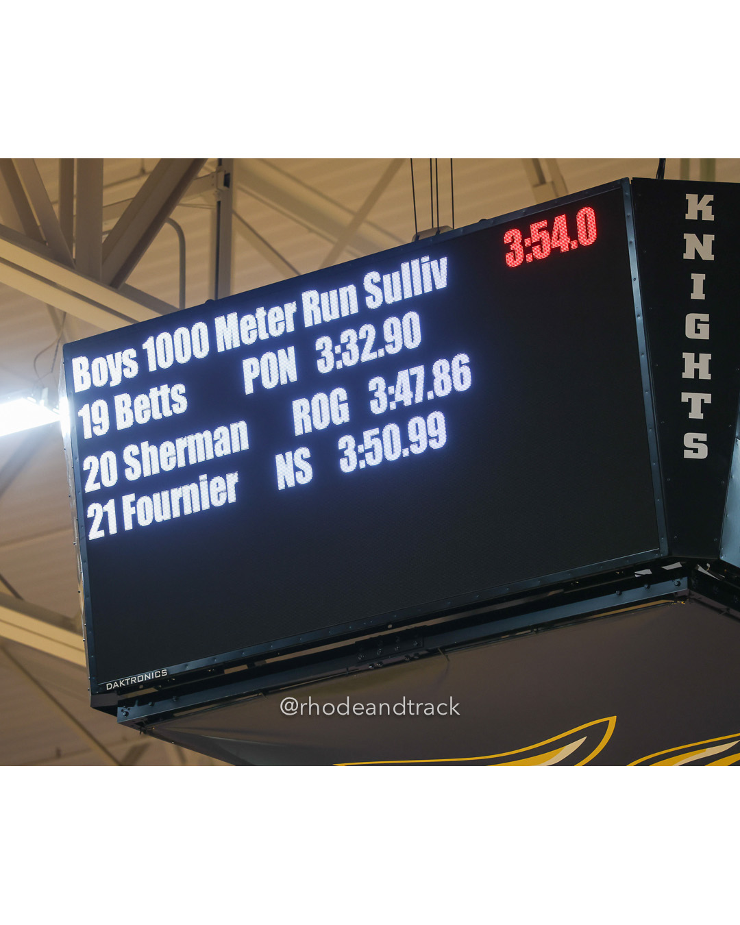 1000m - Sullivan Division Championships - Indoor Track and Field - Providence Career Technical Academy - Providence RI - January 20, 2025 –…