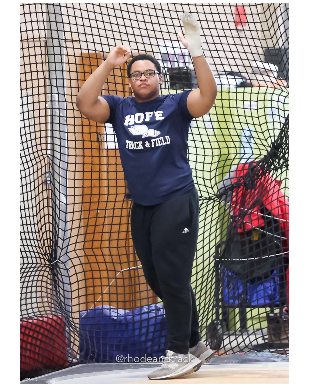 Weight Throw - Sullivan Division Championships - Indoor Track and Field - Providence Career Technical Academy - Providence RI - January 20,…