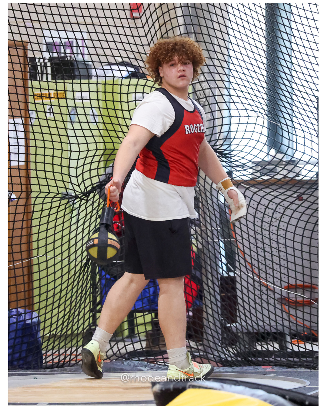 Weight Throw - Sullivan Division Championships - Indoor Track and Field - Providence Career Technical Academy - Providence RI - January 20,…