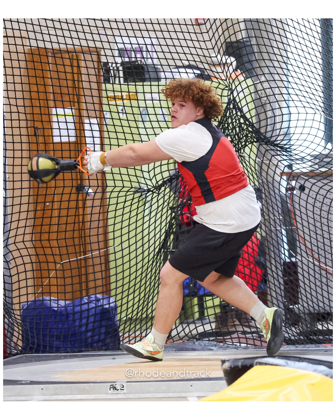 Weight Throw - Sullivan Division Championships - Indoor Track and Field - Providence Career Technical Academy - Providence RI - January 20,…