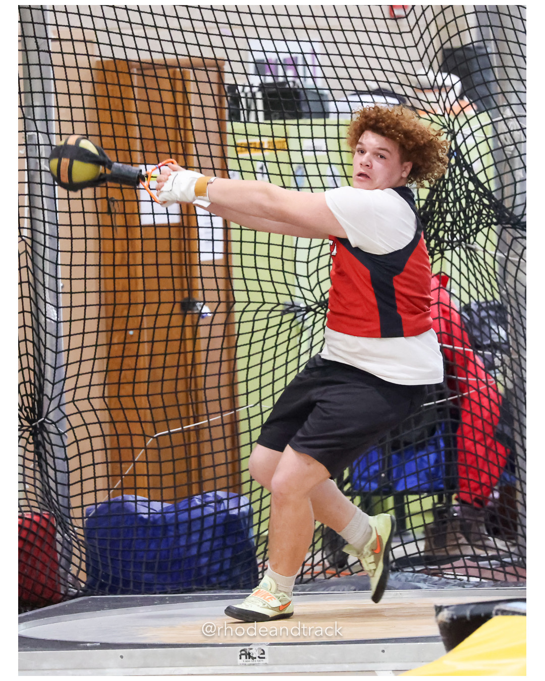 Weight Throw - Sullivan Division Championships - Indoor Track and Field - Providence Career Technical Academy - Providence RI - January 20,…