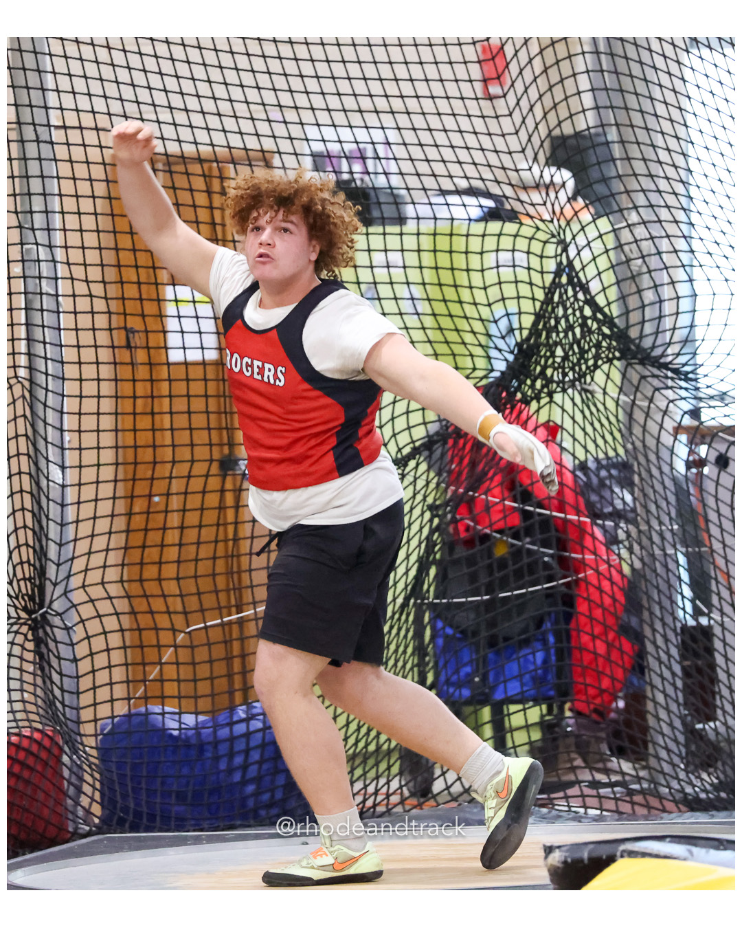 Weight Throw - Sullivan Division Championships - Indoor Track and Field - Providence Career Technical Academy - Providence RI - January 20,…