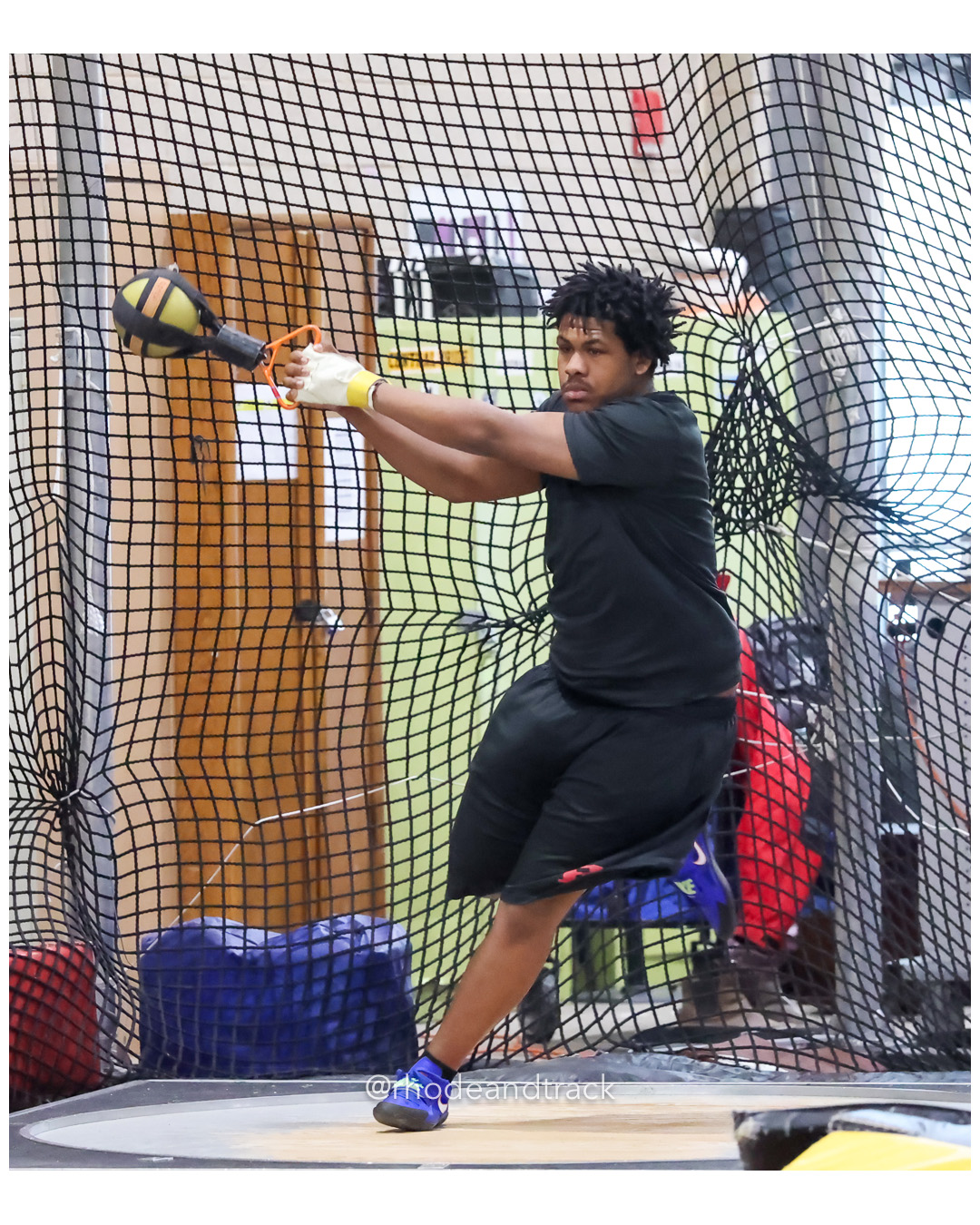 Weight Throw - Sullivan Division Championships - Indoor Track and Field - Providence Career Technical Academy - Providence RI - January 20,…