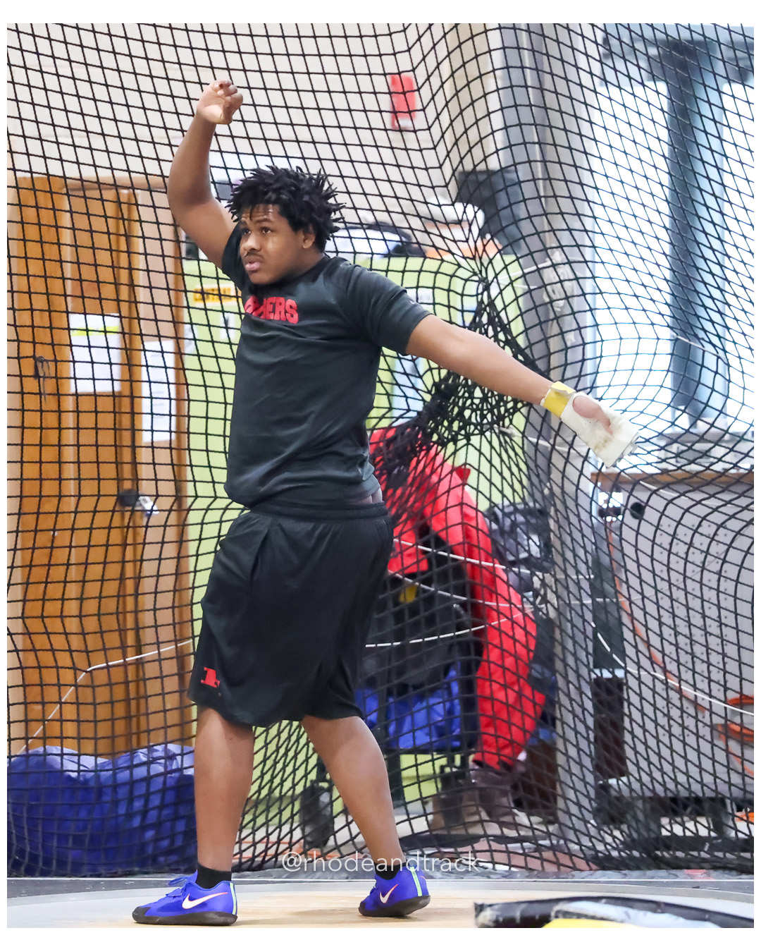 Weight Throw - Sullivan Division Championships - Indoor Track and Field - Providence Career Technical Academy - Providence RI - January 20,…