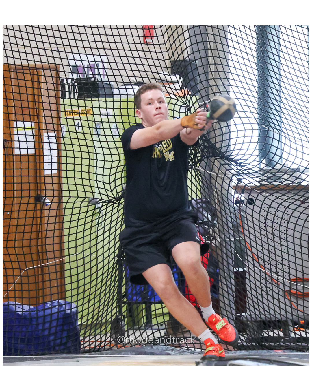 Weight Throw - Sullivan Division Championships - Indoor Track and Field - Providence Career Technical Academy - Providence RI - January 20,…