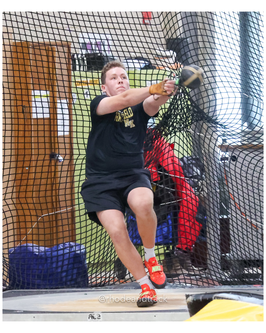 Weight Throw - Sullivan Division Championships - Indoor Track and Field - Providence Career Technical Academy - Providence RI - January 20,…