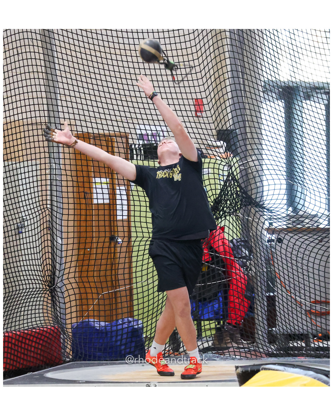 Weight Throw - Sullivan Division Championships - Indoor Track and Field - Providence Career Technical Academy - Providence RI - January 20,…