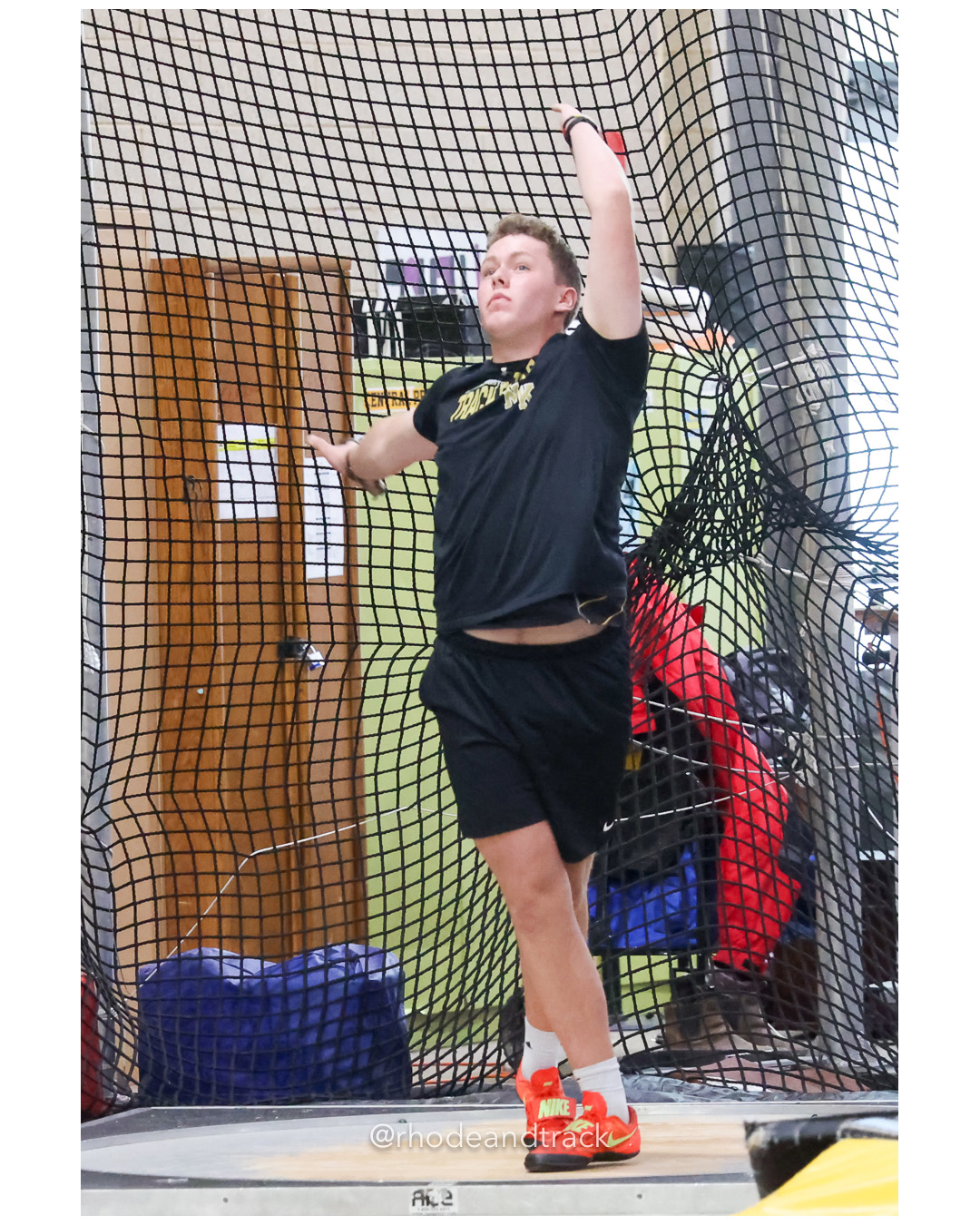 Weight Throw - Sullivan Division Championships - Indoor Track and Field - Providence Career Technical Academy - Providence RI - January 20,…