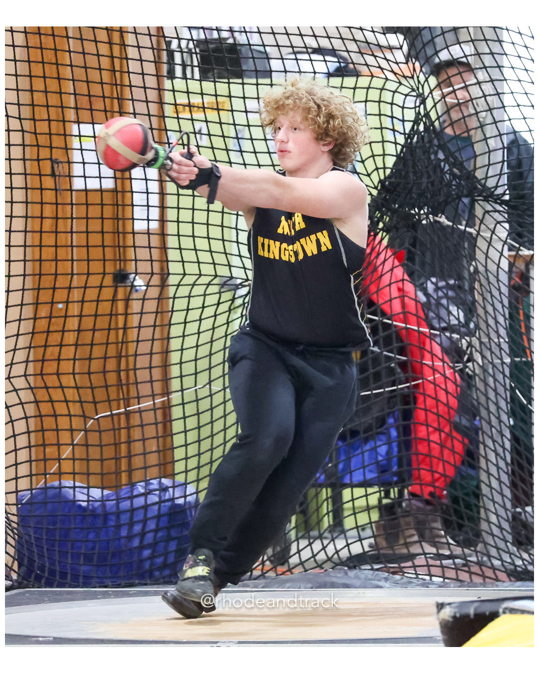 Weight Throw - Sullivan Division Championships - Indoor Track and Field - Providence Career Technical Academy - Providence RI - January 20,…
