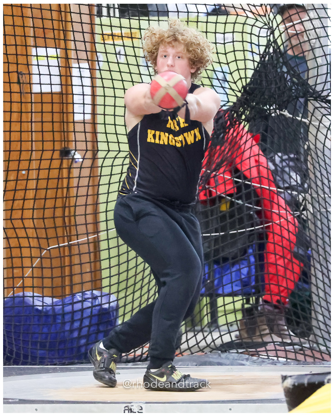 Weight Throw - Sullivan Division Championships - Indoor Track and Field - Providence Career Technical Academy - Providence RI - January 20,…