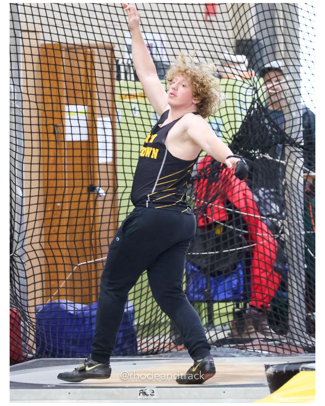 Weight Throw - Sullivan Division Championships - Indoor Track and Field - Providence Career Technical Academy - Providence RI - January 20,…