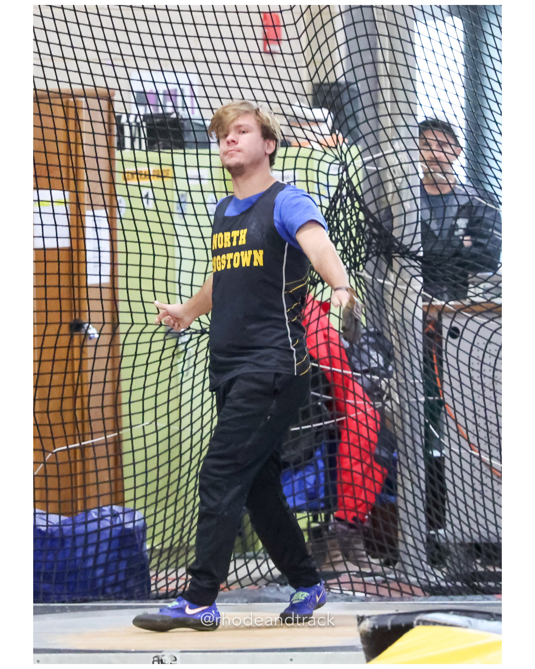 Weight Throw - Sullivan Division Championships - Indoor Track and Field - Providence Career Technical Academy - Providence RI - January 20,…