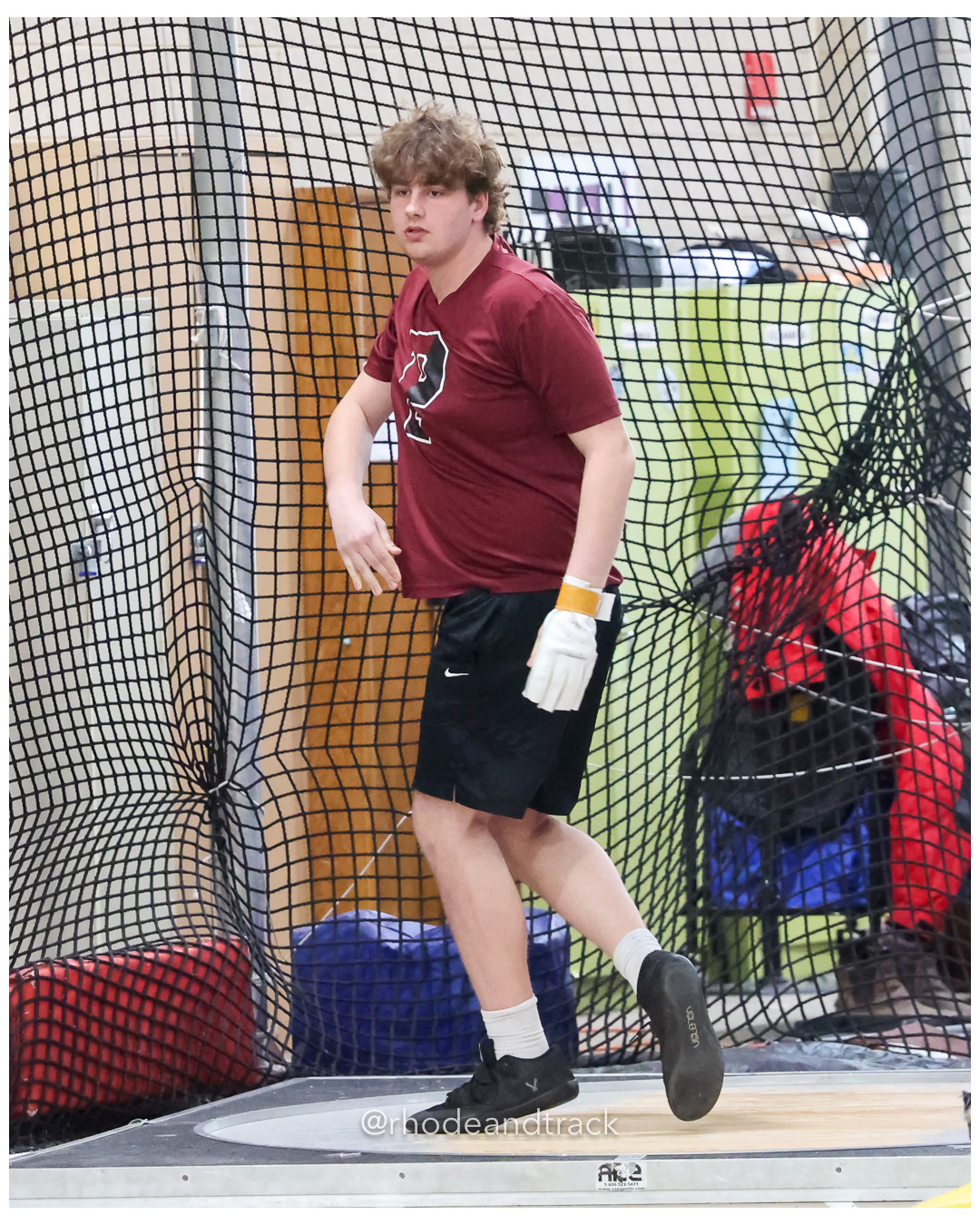 Weight Throw - Sullivan Division Championships - Indoor Track and Field - Providence Career Technical Academy - Providence RI - January 20,…