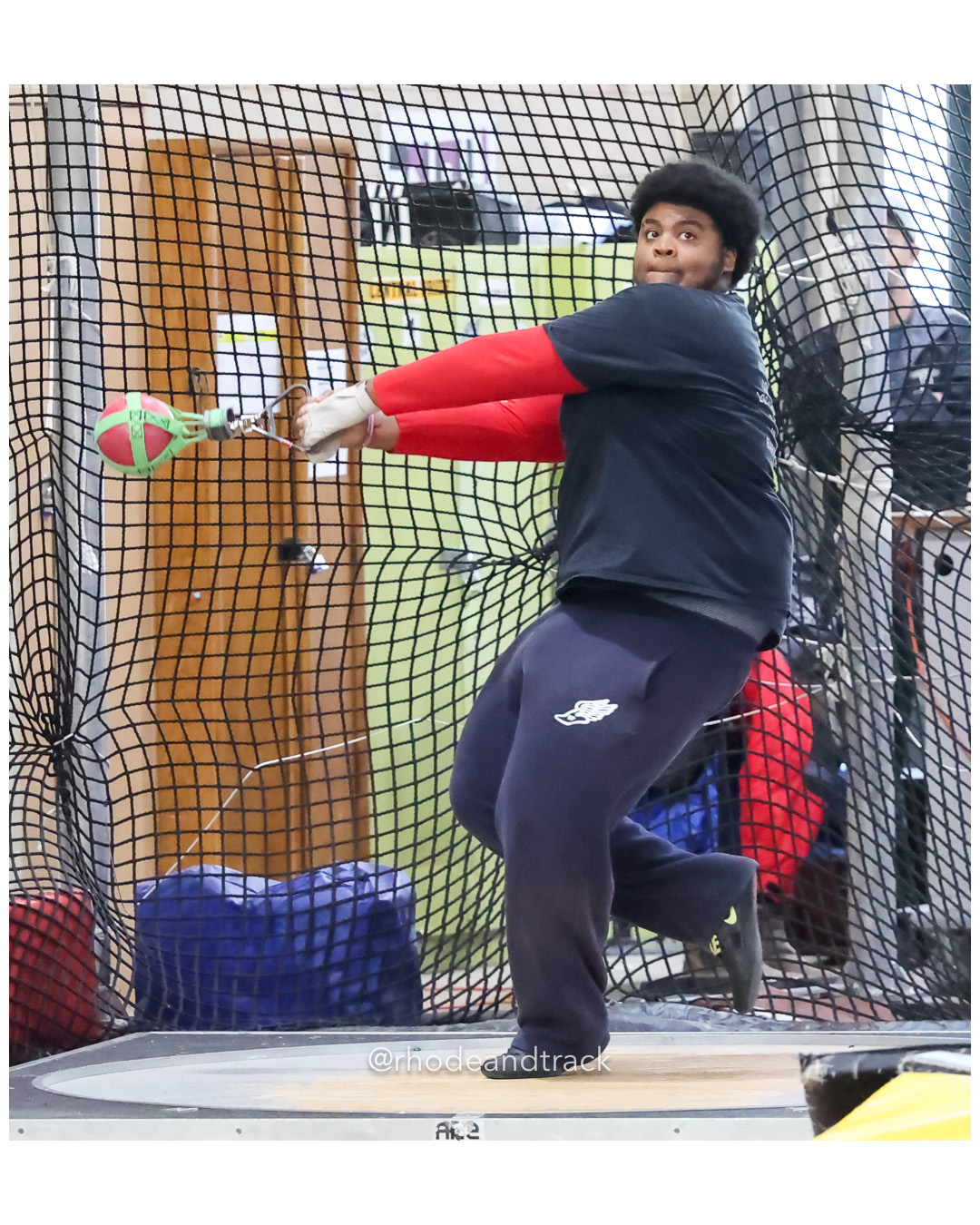 Weight Throw - Sullivan Division Championships - Indoor Track and Field - Providence Career Technical Academy - Providence RI - January 20,…