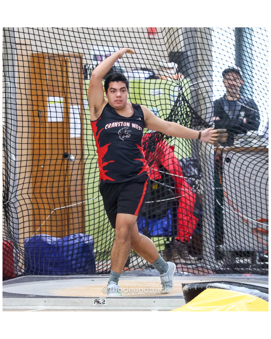 Weight Throw - Sullivan Division Championships - Indoor Track and Field - Providence Career Technical Academy - Providence RI - January 20,…