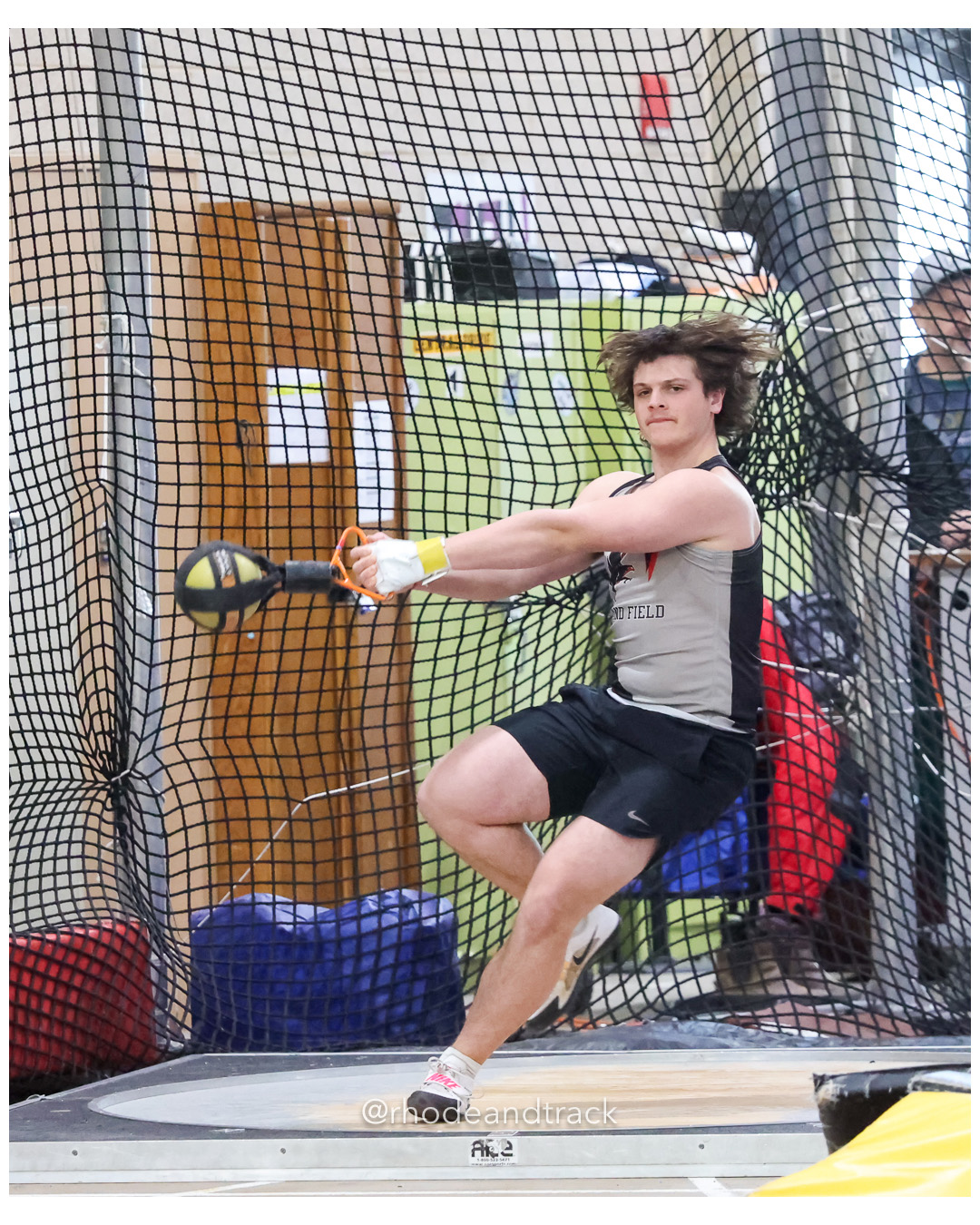 Weight Throw - Sullivan Division Championships - Indoor Track and Field - Providence Career Technical Academy - Providence RI - January 20,…