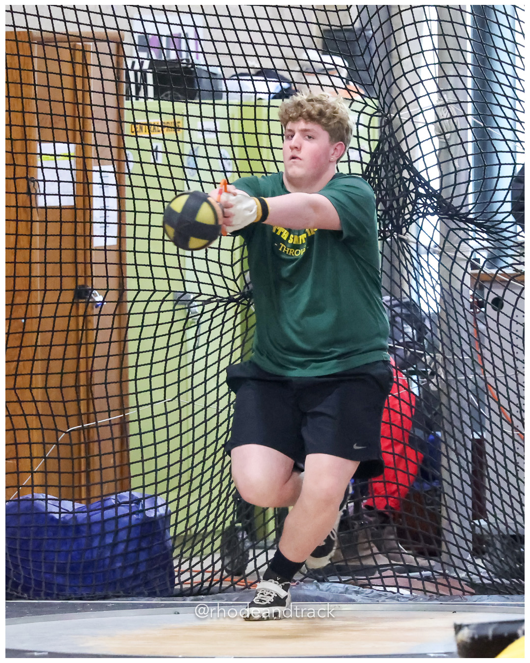Weight Throw - Sullivan Division Championships - Indoor Track and Field - Providence Career Technical Academy - Providence RI - January 20,…