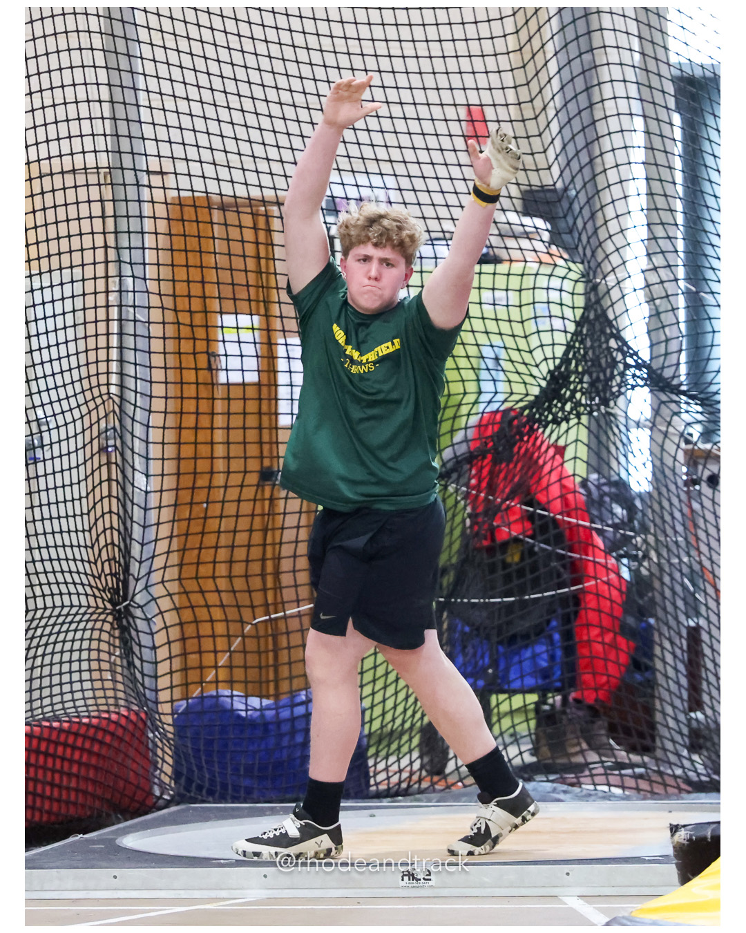 Weight Throw - Sullivan Division Championships - Indoor Track and Field - Providence Career Technical Academy - Providence RI - January 20,…