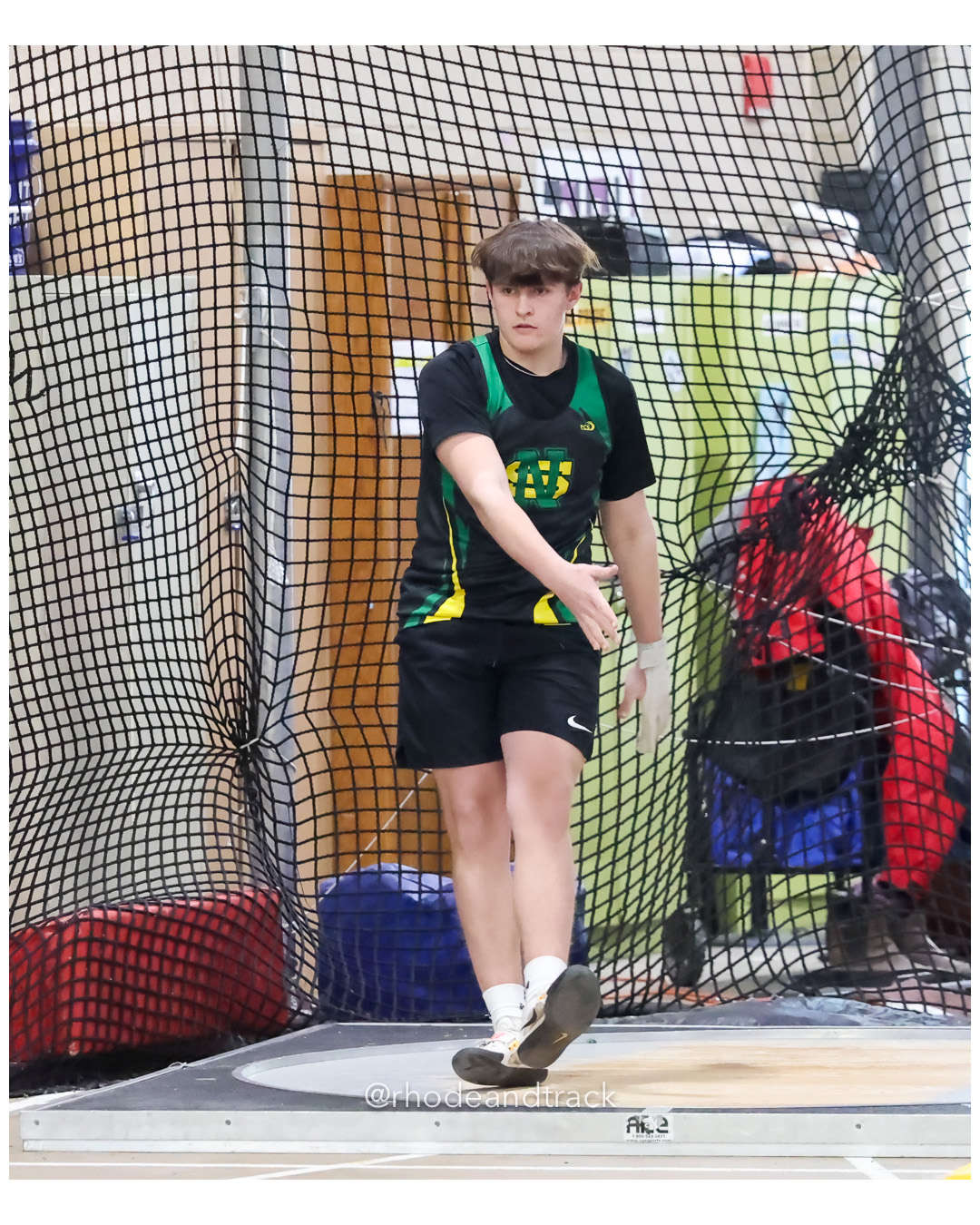Weight Throw - Sullivan Division Championships - Indoor Track and Field - Providence Career Technical Academy - Providence RI - January 20,…