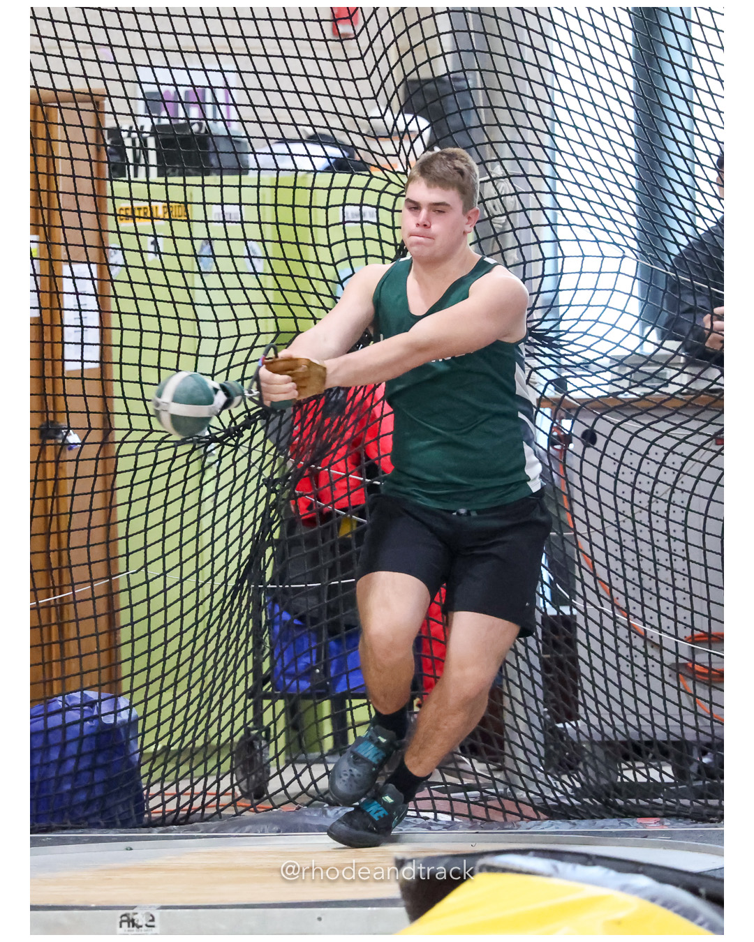 Weight Throw - Sullivan Division Championships - Indoor Track and Field - Providence Career Technical Academy - Providence RI - January 20,…