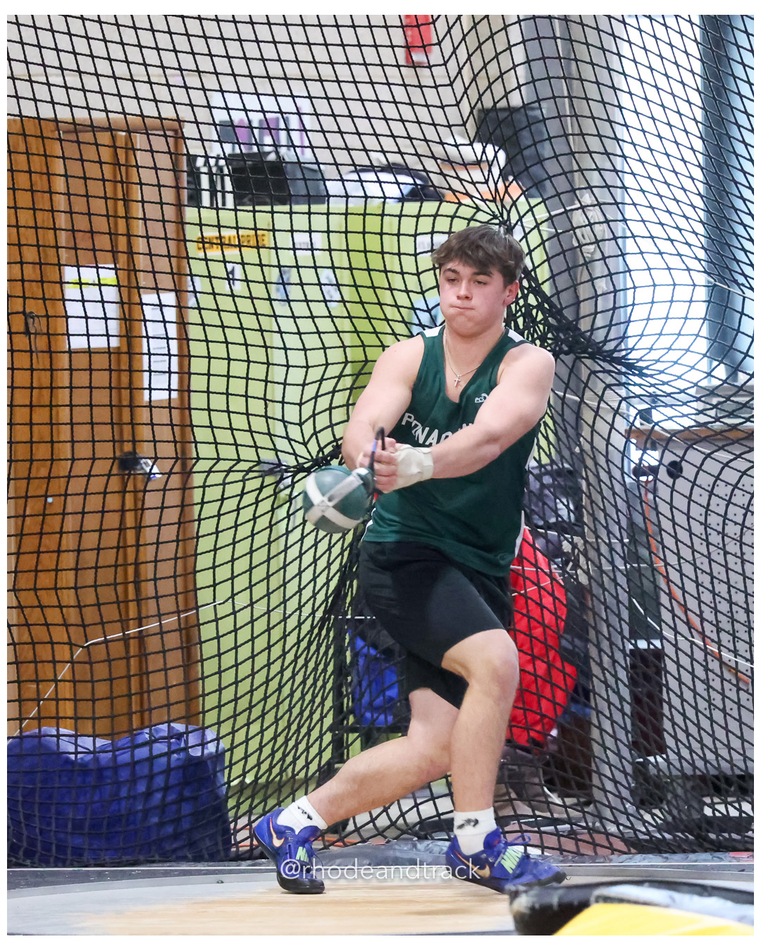 Weight Throw - Sullivan Division Championships - Indoor Track and Field - Providence Career Technical Academy - Providence RI - January 20,…