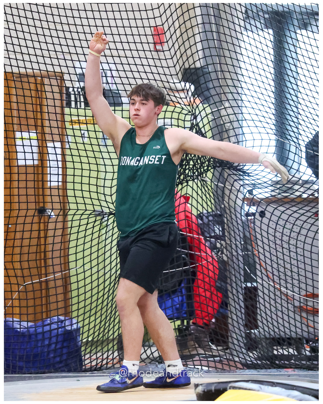 Weight Throw - Sullivan Division Championships - Indoor Track and Field - Providence Career Technical Academy - Providence RI - January 20,…