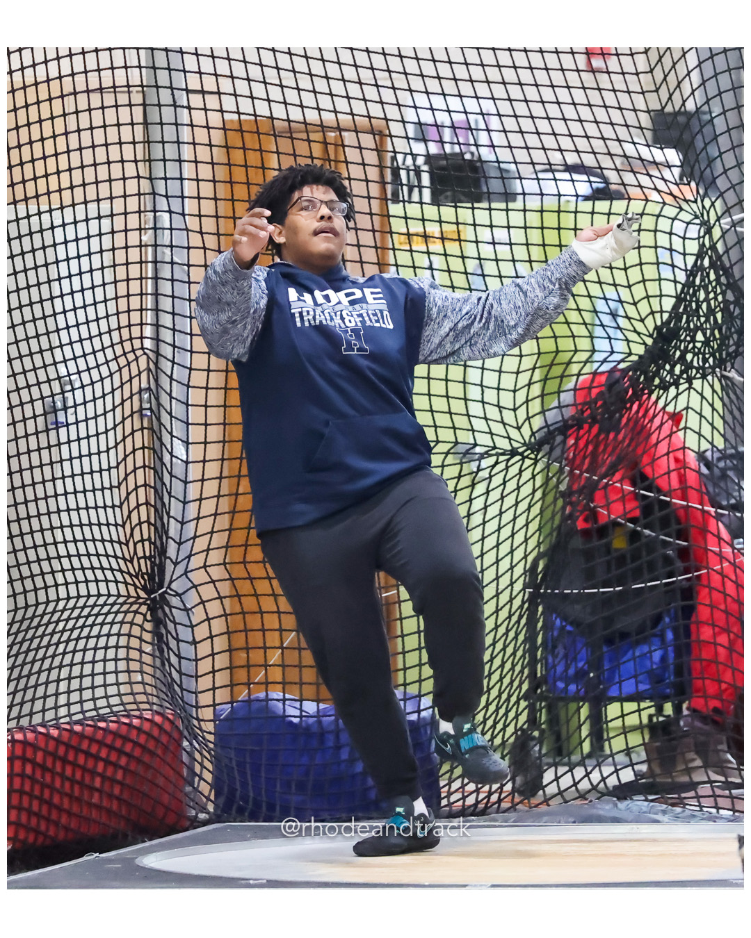 Weight Throw - Sullivan Division Championships - Indoor Track and Field - Providence Career Technical Academy - Providence RI - January 20,…