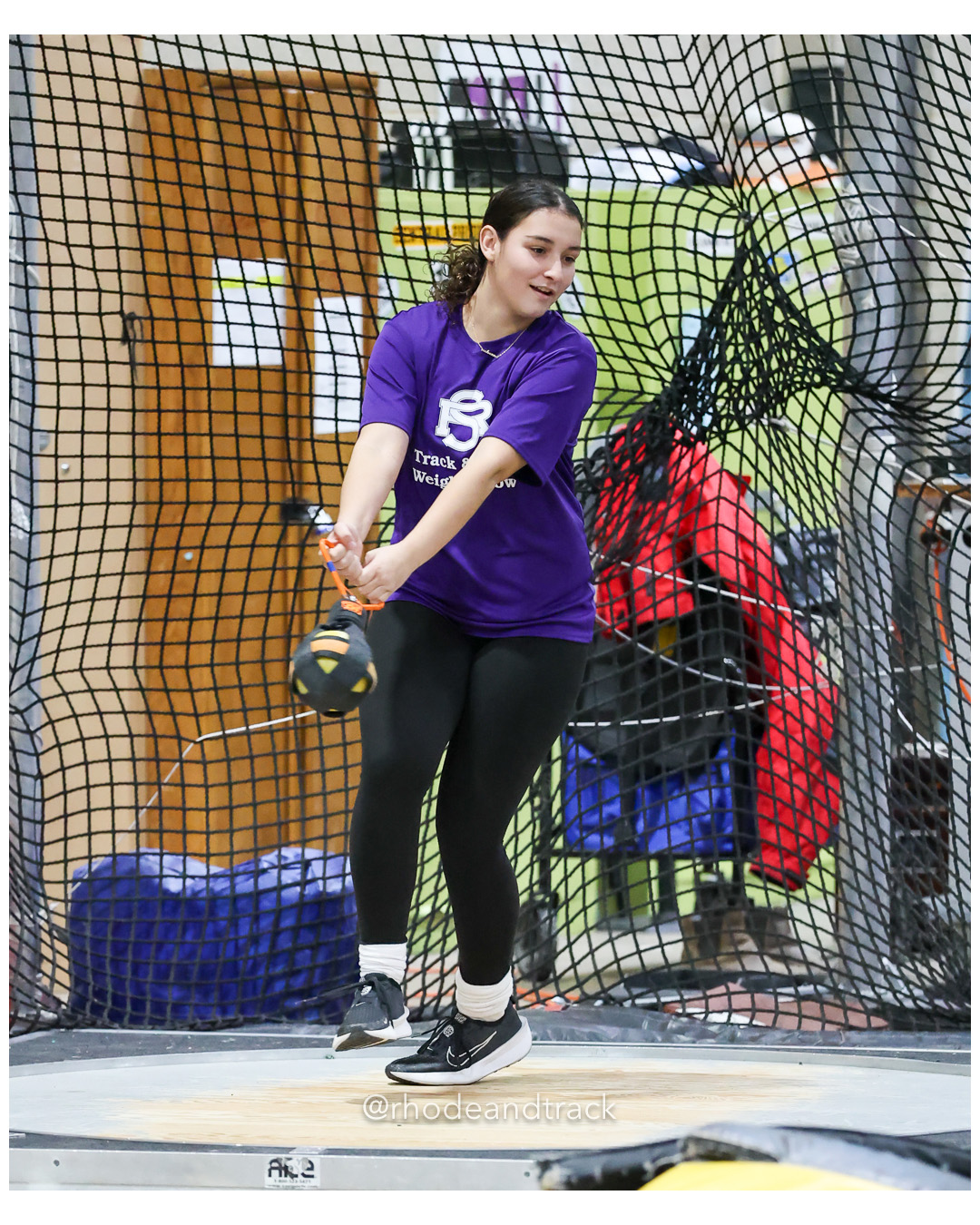 Weight Throw - Sullivan Division Championships - Indoor Track and Field - Providence Career Technical Academy - Providence RI - January 20,…