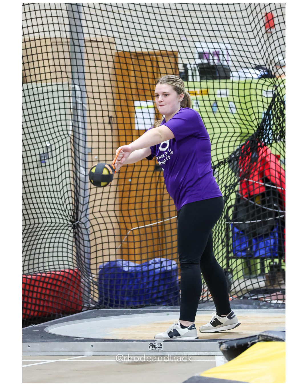 Weight Throw - Sullivan Division Championships - Indoor Track and Field - Providence Career Technical Academy - Providence RI - January 20,…