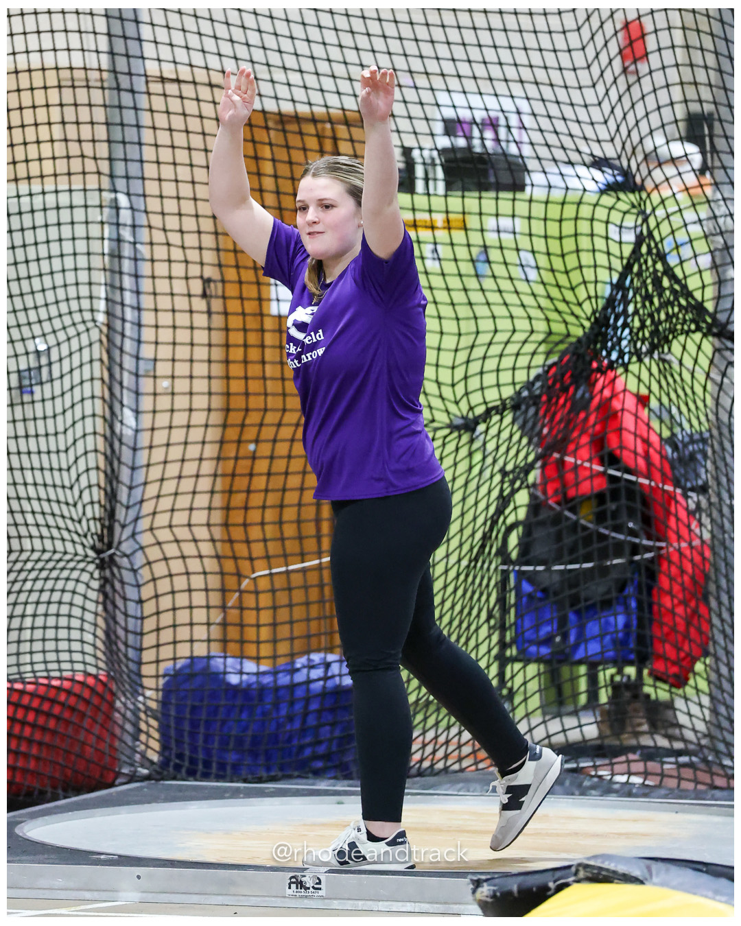Weight Throw - Sullivan Division Championships - Indoor Track and Field - Providence Career Technical Academy - Providence RI - January 20,…
