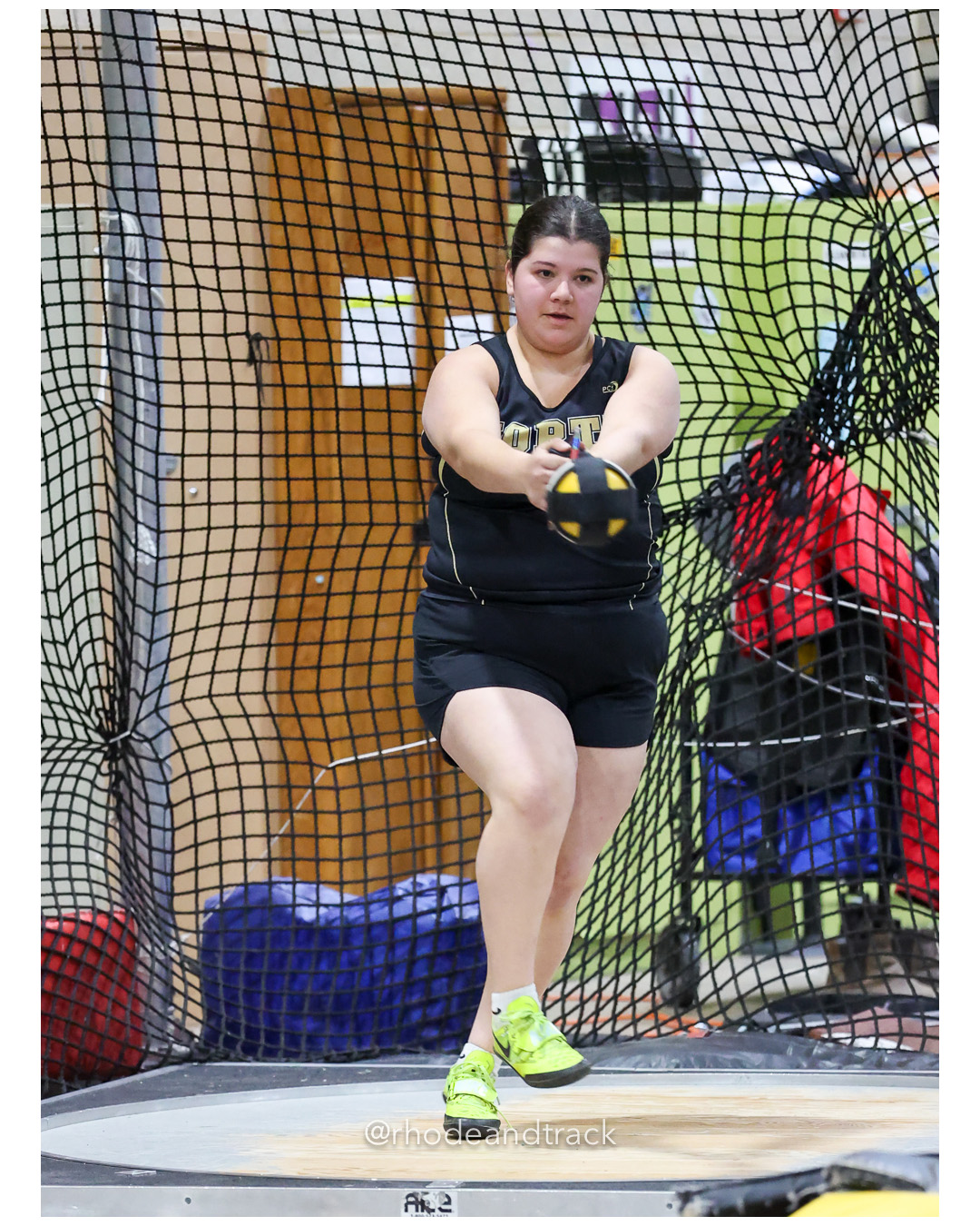 Weight Throw - Sullivan Division Championships - Indoor Track and Field - Providence Career Technical Academy - Providence RI - January 20,…