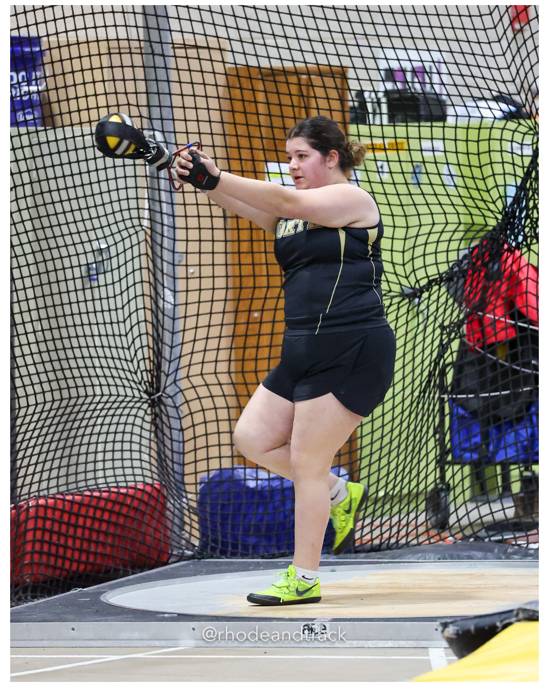 Weight Throw - Sullivan Division Championships - Indoor Track and Field - Providence Career Technical Academy - Providence RI - January 20,…
