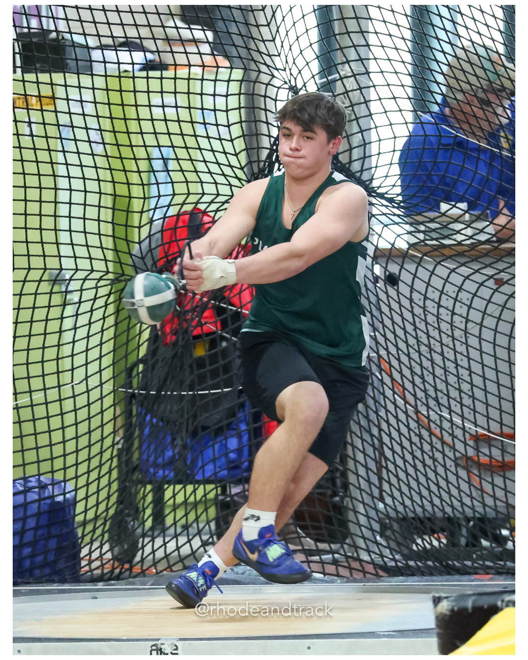 Weight Throw - Sullivan Division Championships - Indoor Track and Field - Providence Career Technical Academy - Providence RI - January 20,…