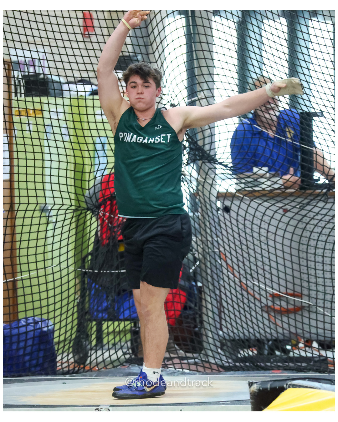 Weight Throw - Sullivan Division Championships - Indoor Track and Field - Providence Career Technical Academy - Providence RI - January 20,…