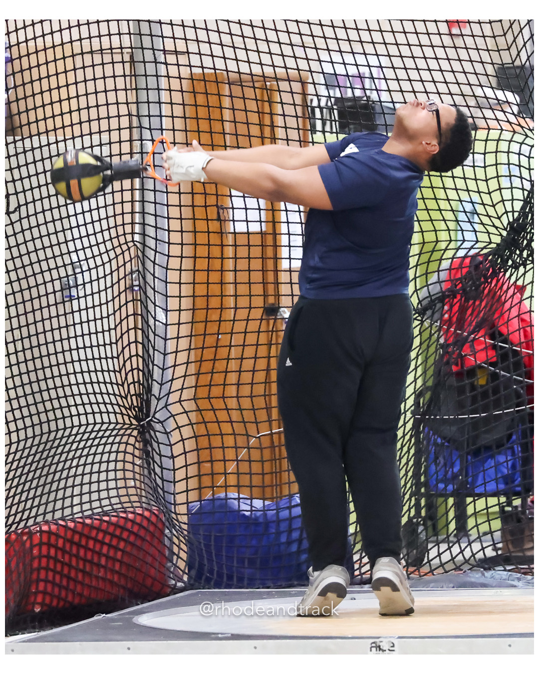 Weight Throw - Sullivan Division Championships - Indoor Track and Field - Providence Career Technical Academy - Providence RI - January 20,…