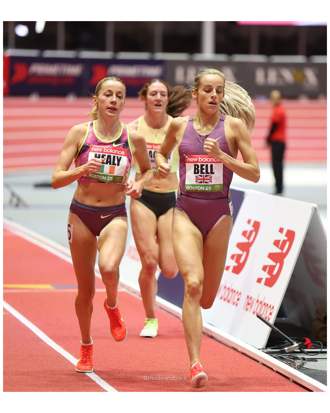 Sarah Healy - IRL - Georgia Bell - GBR - 3,000 meters - New Balance Indoor Grand Prix 2025 - the Track at New Balance - Boston, MA - February 2 2025 File: ./dir-Womens-3000m/250202-250202-indoor-track-new-balance-indoor-grand-prix-2025-54-062A6029.jpg Sarah Healy - IRL - Georgia Bell - GBR - 3,000 meters - New Balance Indoor Grand Prix 2025 - the Track at New Balance - Boston, MA - Februa…
