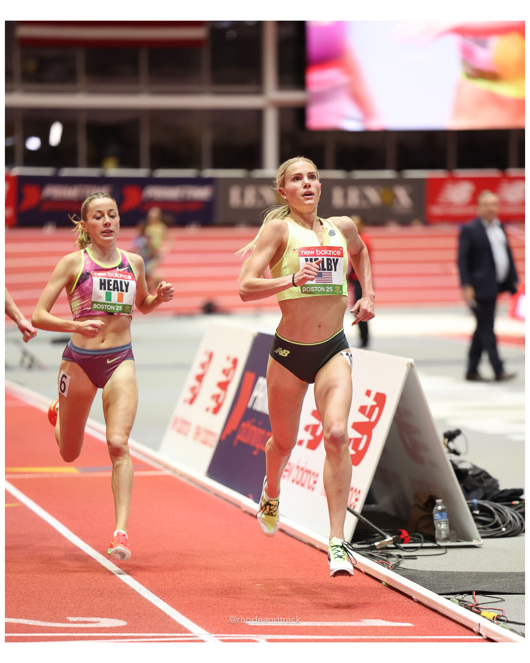 Sarah Healy - IRL - Parker Valby - USA - 3,000 meters - New Balance Indoor Grand Prix 2025 - the Track at New Balance - Boston, MA - February 2 2025 File: ./dir-Womens-3000m/250202-250202-indoor-track-new-balance-indoor-grand-prix-2025-59-062A6133.jpg Sarah Healy - IRL - Parker Valby - USA - 3,000 meters - New Balance Indoor Grand Prix 2025 - the Track at New Balance - Boston, MA - Februa…