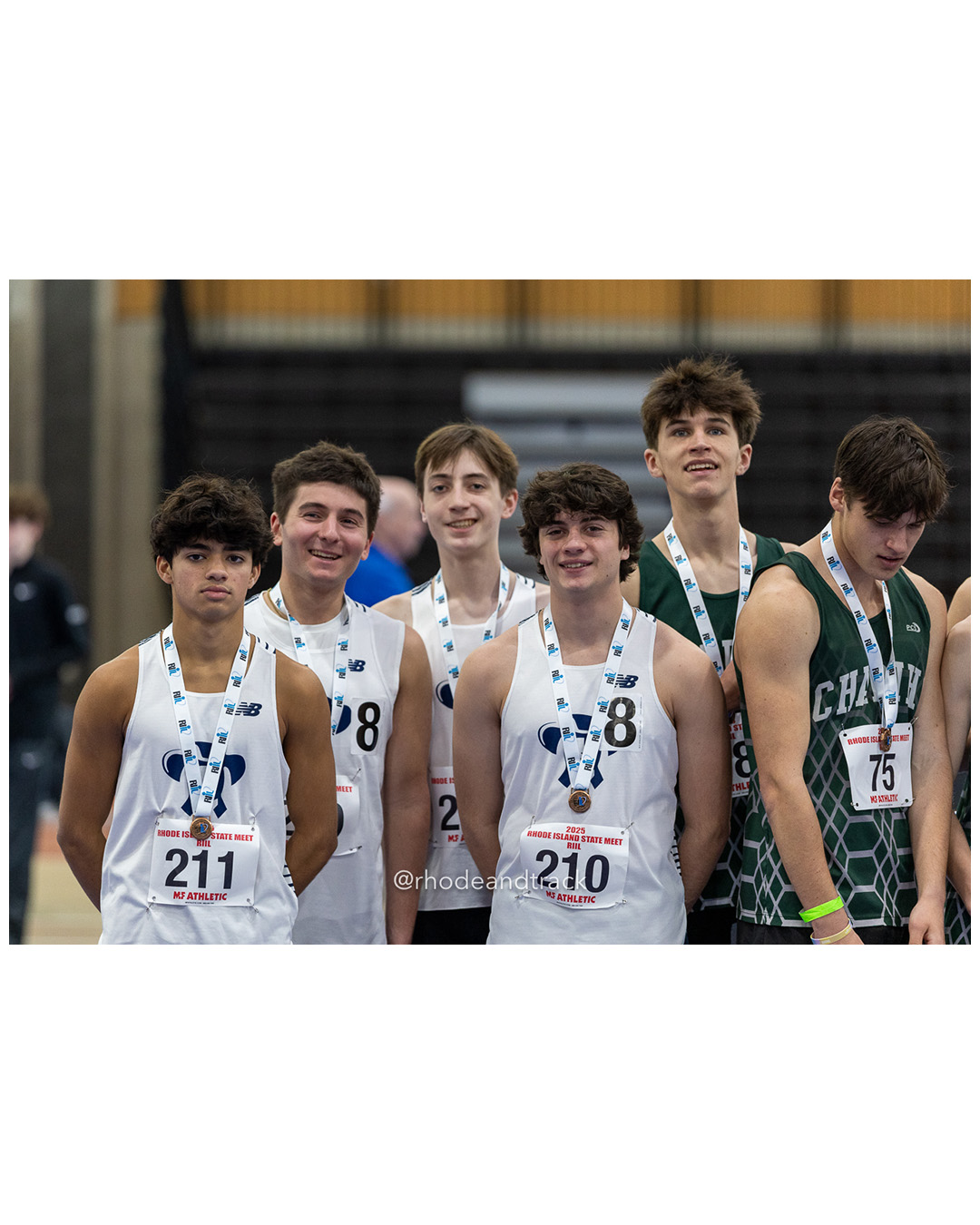 Boys 4x800 Meter Relay - RI 2025 Indoor Track and Field State Championships - PCTA - Providence RI - February 15 2025 File: ./dir-1-Boys-State-Championship/250215-track-indoor-2025-ri-state-championship-pcta-152-296A7853.jpg Boys 4x800 Meter Relay - RI 2025 Indoor Track and Field State Championships - PCTA - Providence RI - February 15 2025 – Indoor Track – Feb…