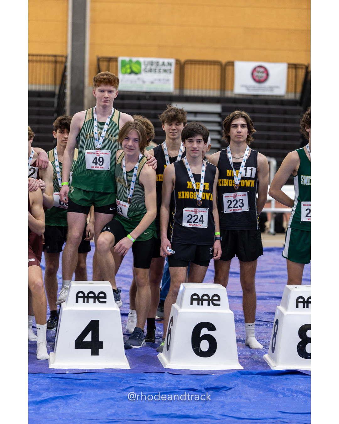 Boys 4x800 Meter Relay - RI 2025 Indoor Track and Field State Championships - PCTA - Providence RI - February 15 2025 File: ./dir-1-Boys-State-Championship/250215-track-indoor-2025-ri-state-championship-pcta-157-296A8027.jpg Boys 4x800 Meter Relay - RI 2025 Indoor Track and Field State Championships - PCTA - Providence RI - February 15 2025 – Indoor Track – Feb…