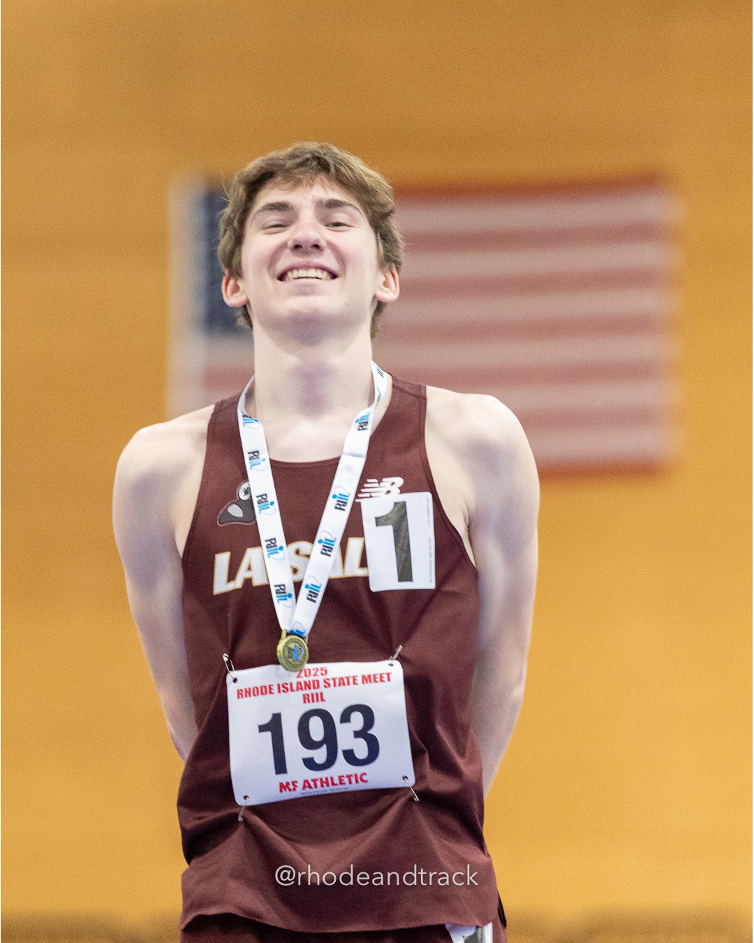 1 - Marshall Vernon - La Salle Academy 8:35.04 - 3000m - RI 2025 Indoor Track and Field State Championships - PCTA - Providence RI - February 15 2025 File: ./dir-1-Boys-State-Championship/250215-track-indoor-2025-ri-state-championship-pcta-556-296A2955.jpg 1 - Marshall Vernon - La Salle Academy 8:35.04 - 3000m - RI 2025 Indoor Track and Field State Championships - PCTA - Providence RI - Februa…