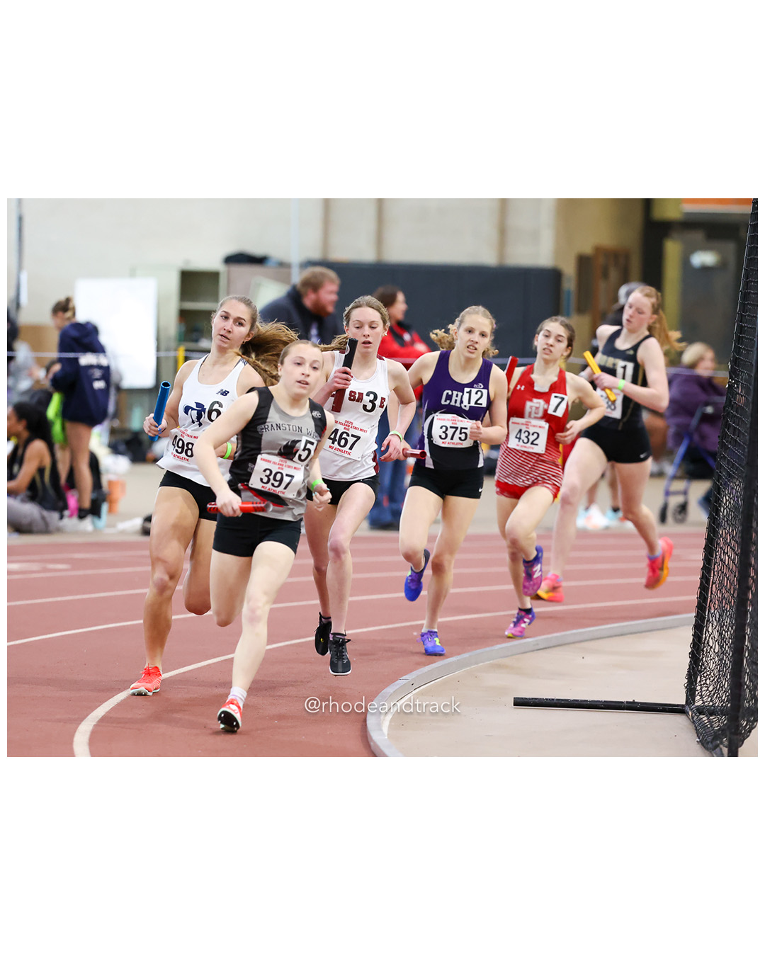4x800m Relay - RI 2025 Indoor Track and Field State Championships - PCTA - Providence RI - February 15 2025 – Indoor Track – Feb 15, 2025 –…