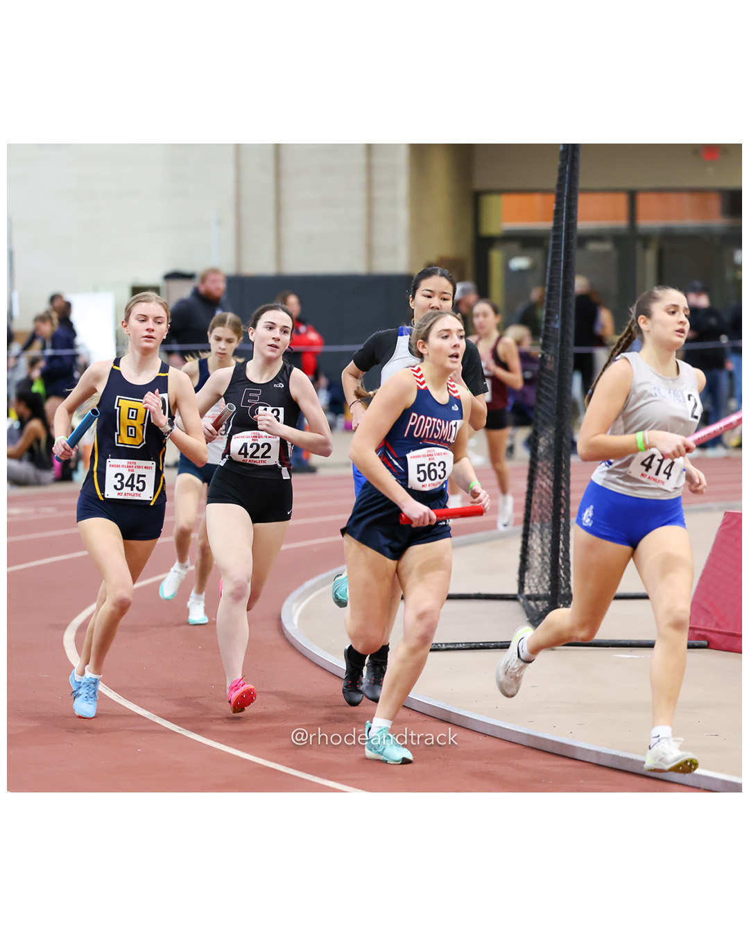 4x800m Relay - RI 2025 Indoor Track and Field State Championships - PCTA - Providence RI - February 15 2025 – Indoor Track – Feb 15, 2025 –…