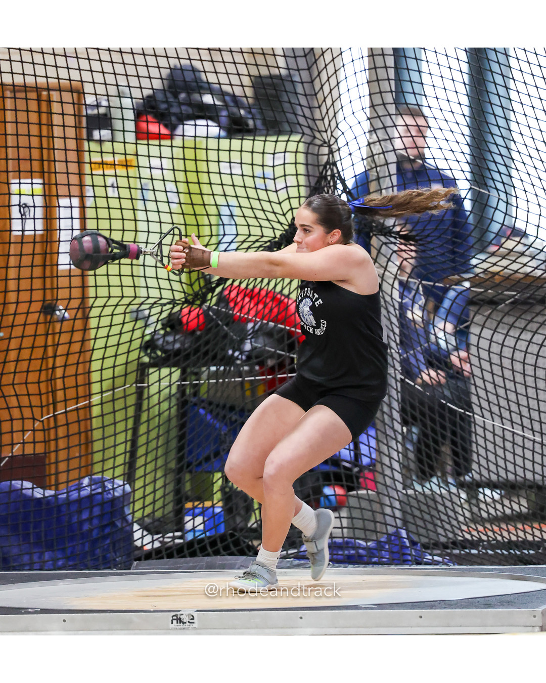 17 - Ava Pilderian - Scituate High School 42-00.75 - Weight Throw - RI 2025 Indoor Track and Field State Championships - PCTA - Providence…