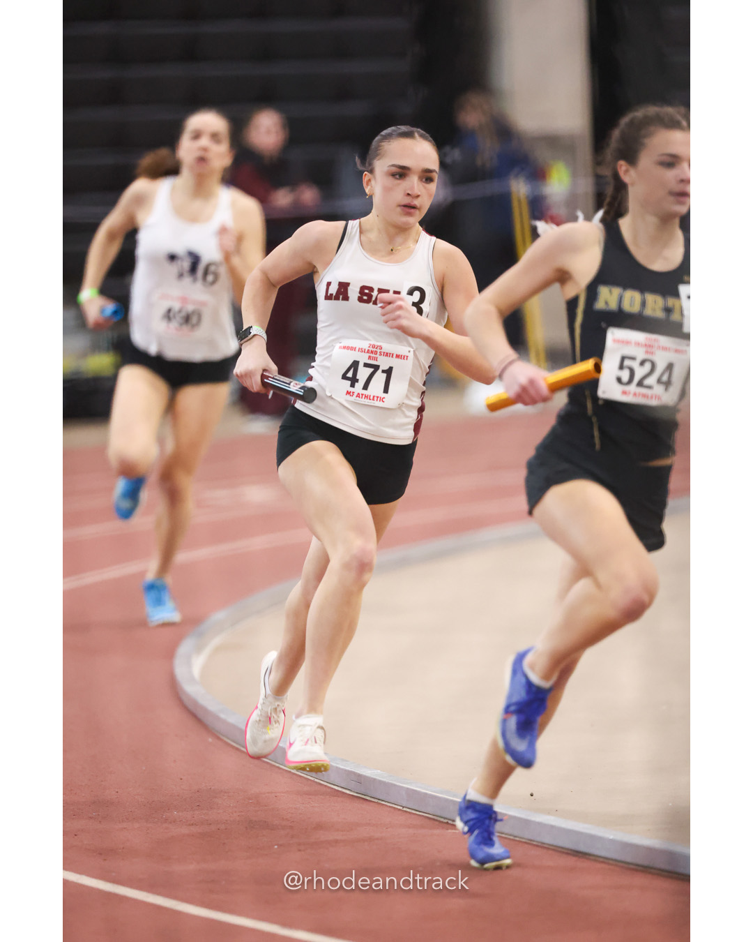 4x800m Relay - RI 2025 Indoor Track and Field State Championships - PCTA - Providence RI - February 15 2025 – Indoor Track – Feb 15, 2025 –…