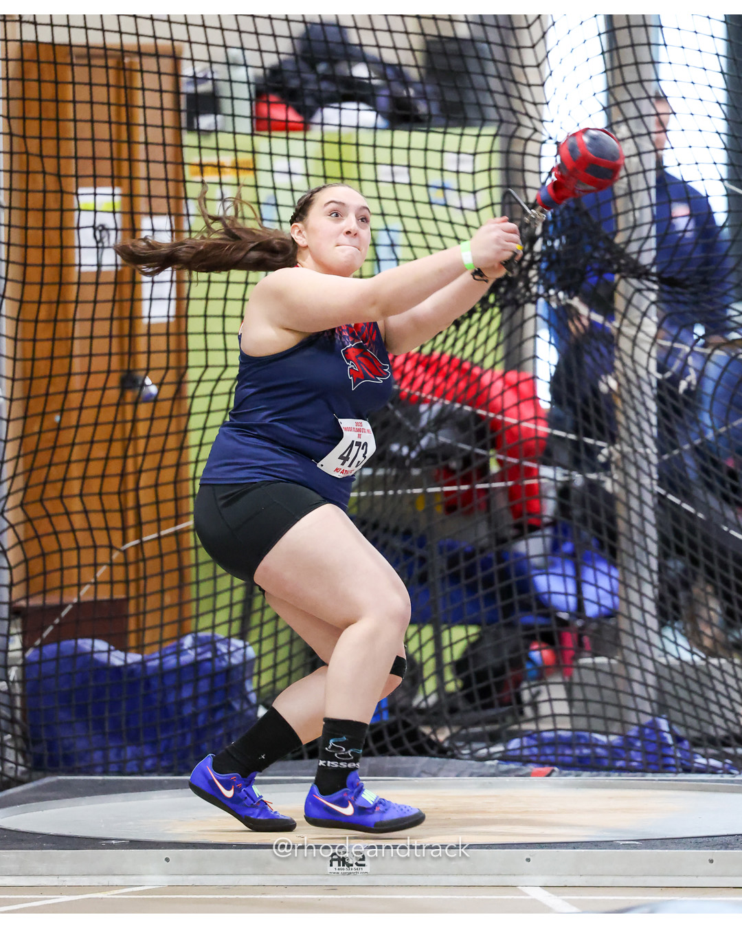 15 - Avery Aldridge - Lincoln High School 43-11.50 - RI 2025 Indoor Track and Field State Championships - PCTA - Providence RI - February 1…