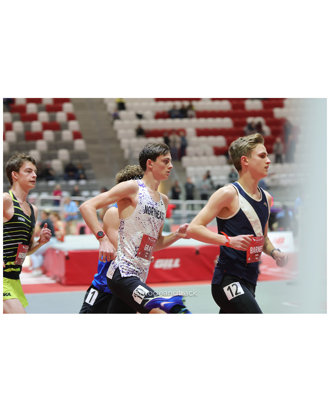 Sean Gray, Portsmouth Track Club, Boys 5000m, Caleb Barnes, Melrose-MA, Boys 5000m, New Balance Indoor Nationals - the TRACK at New Balance - Boston MA File: ./dir-Boys-5000m/250313-NBIN-2025-Thursday-981-296A5754.jpg Sean Gray, Portsmouth Track Club, Boys 5000m, Caleb Barnes, Melrose-MA, Boys 5000m, New Balance Indoor Nationals - the TRACK at New Balance…