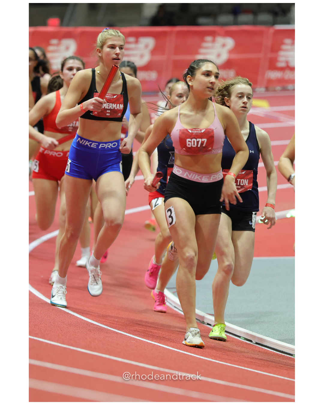 New Balance Indoor Nationals - the TRACK at New Balance - Boston MA – New Balance Indoor Nationals – Mar 13, 2025 – bib #696